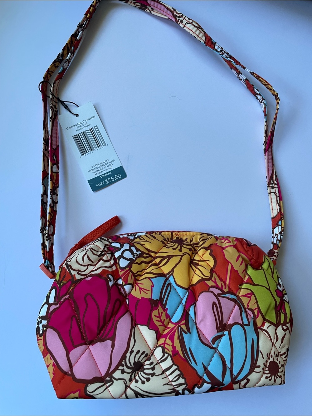 Vera Bradley Camera Bag Crossbody Midday Garden Ultralight